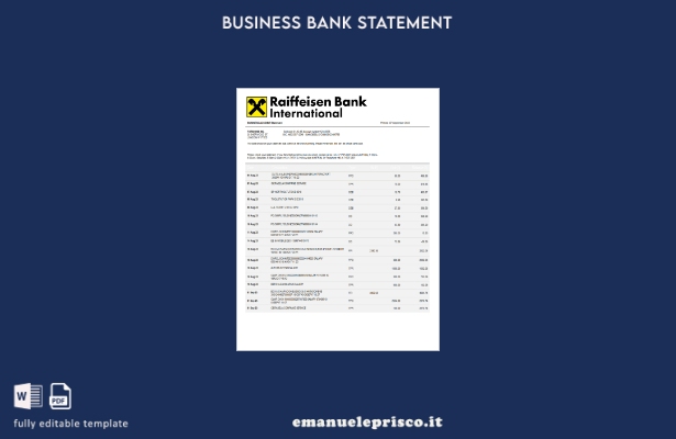 stile verificato Raiffeisen Bank International Dichiarazione aziendale della Ban